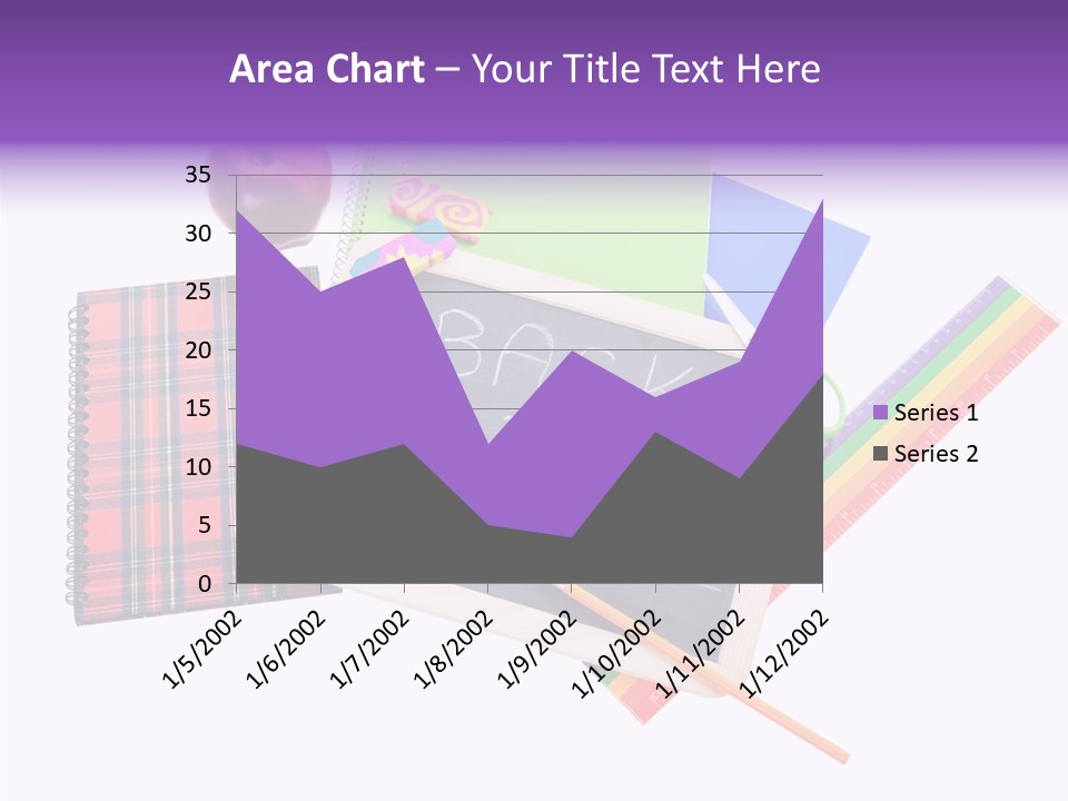 Studying Green Rainbow PowerPoint Template