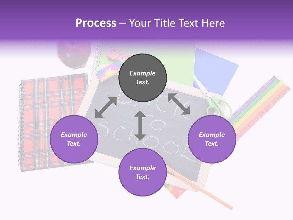 Studying Green Rainbow PowerPoint Template