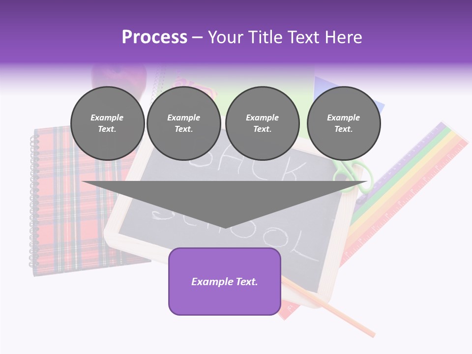 Studying Green Rainbow PowerPoint Template