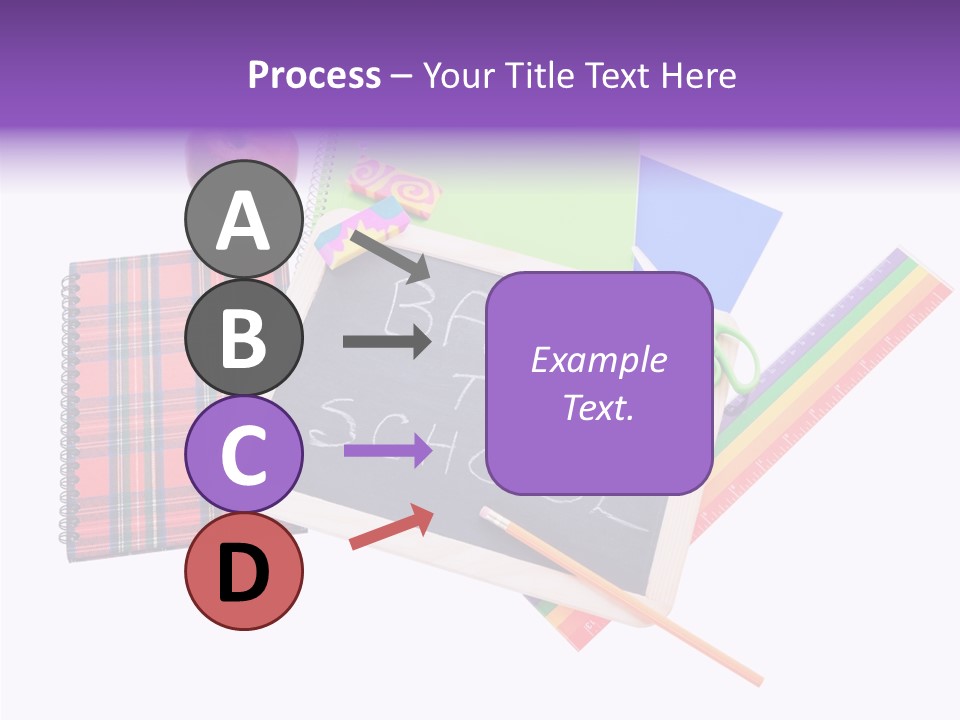 Studying Green Rainbow PowerPoint Template