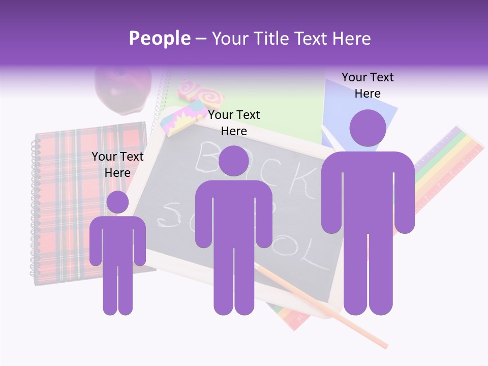 Studying Green Rainbow PowerPoint Template