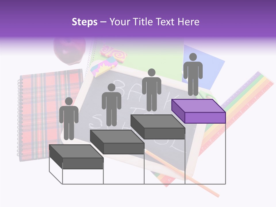 Studying Green Rainbow PowerPoint Template