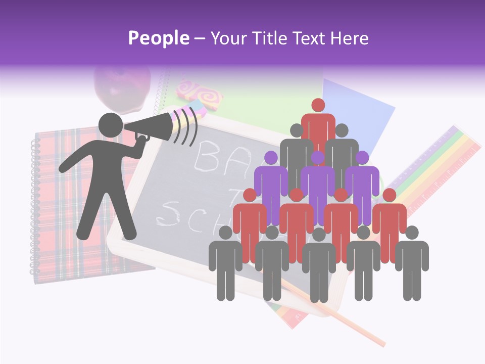 Studying Green Rainbow PowerPoint Template