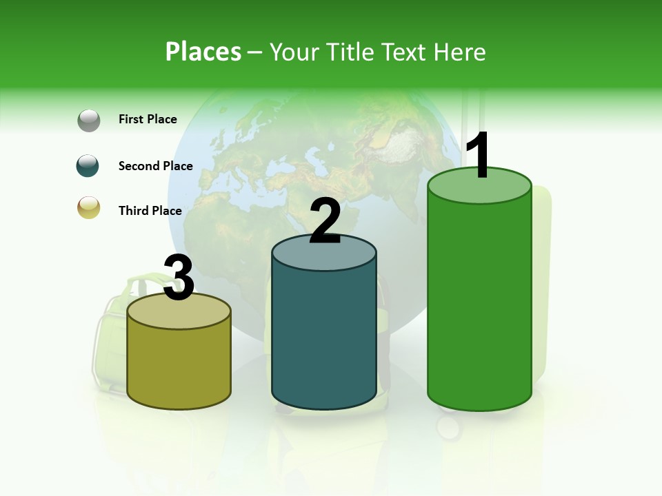 Green Background Escape PowerPoint Template