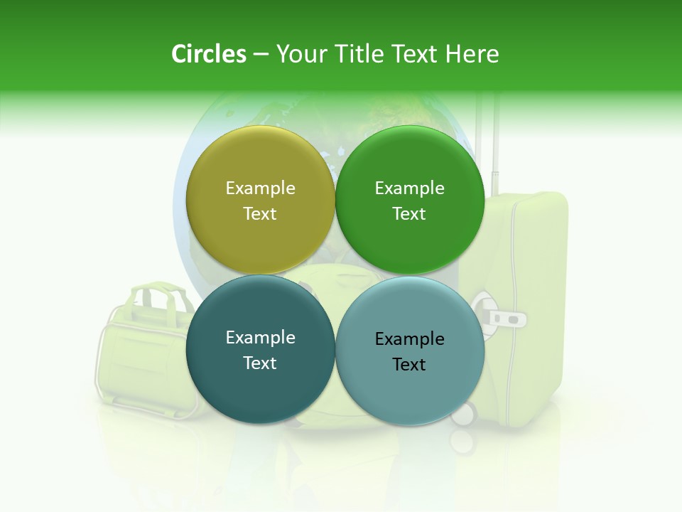 Green Background Escape PowerPoint Template