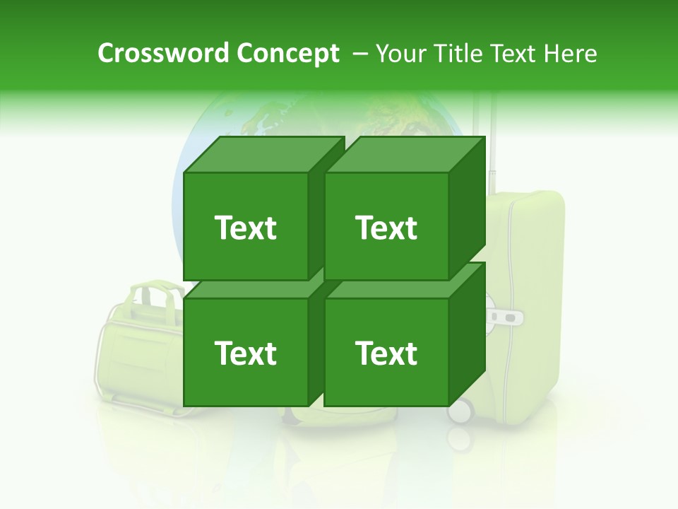 Green Background Escape PowerPoint Template