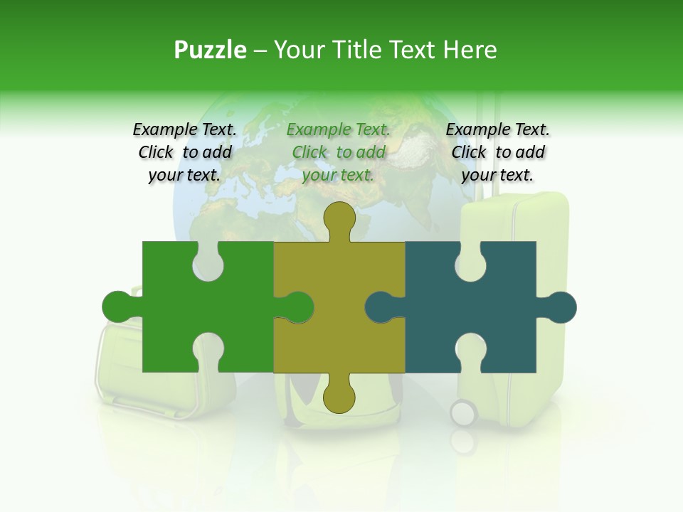 Green Background Escape PowerPoint Template