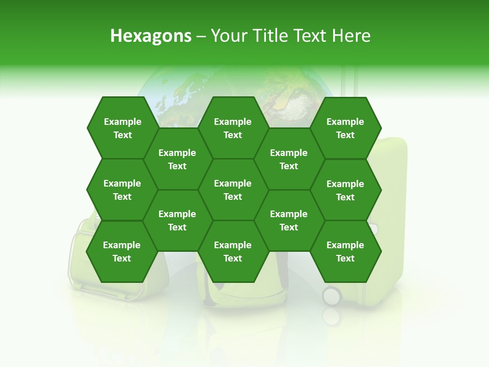 Green Background Escape PowerPoint Template