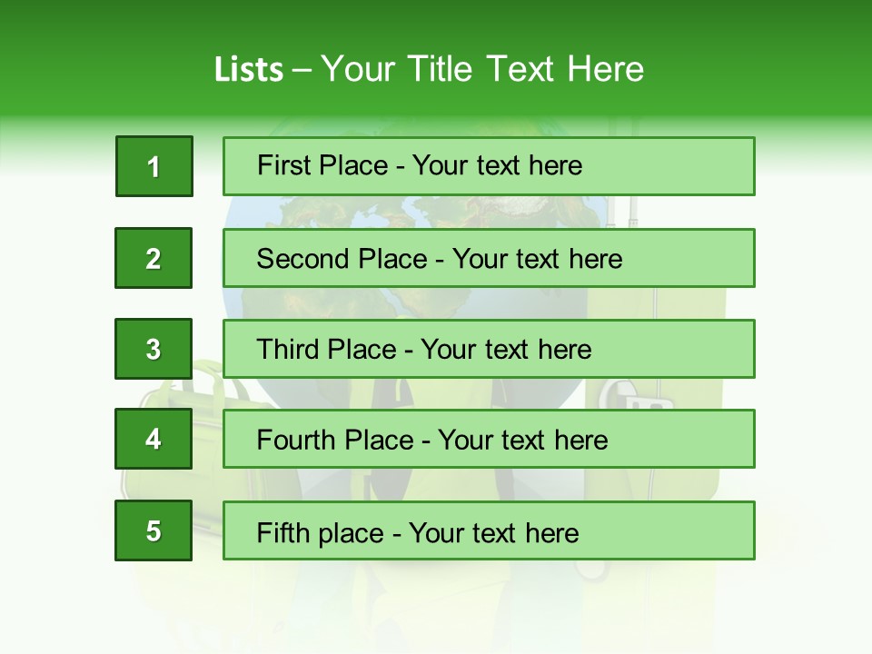 Green Background Escape PowerPoint Template