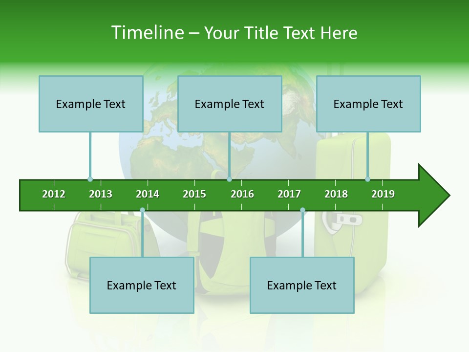 Green Background Escape PowerPoint Template