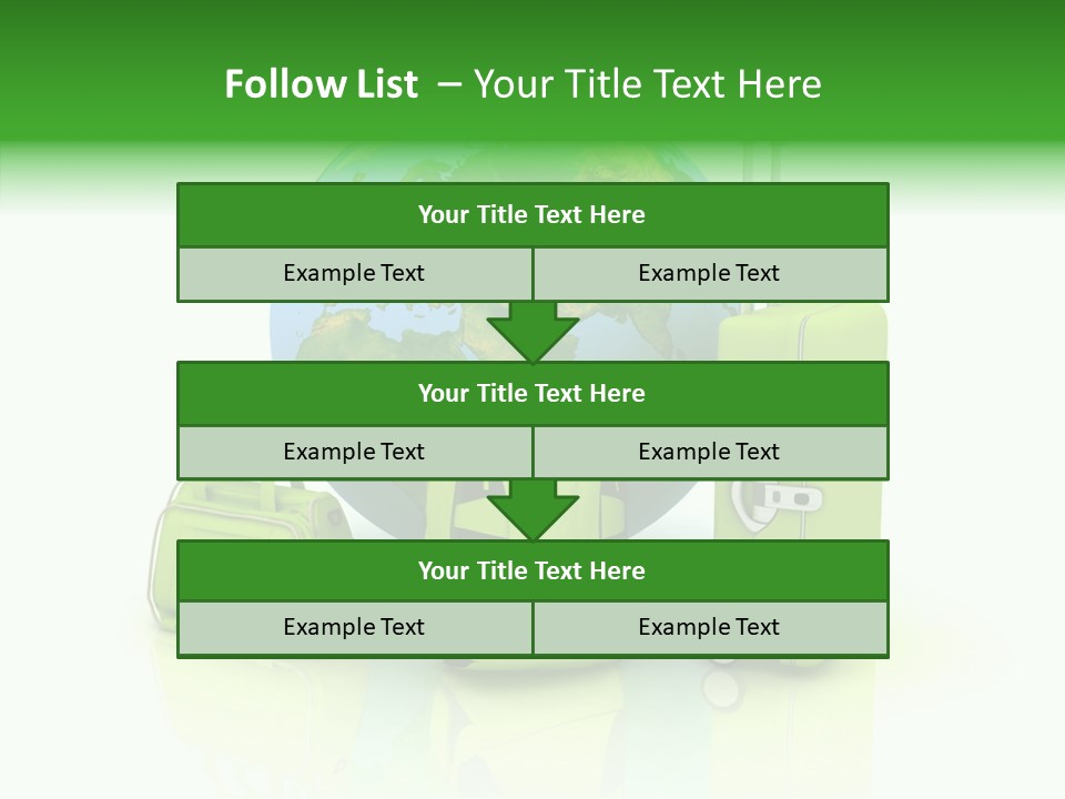 Green Background Escape PowerPoint Template