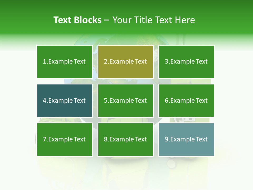 Green Background Escape PowerPoint Template