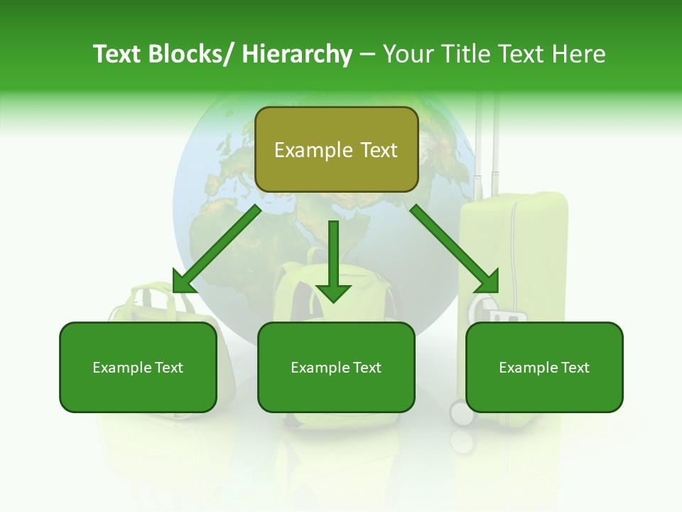 Green Background Escape PowerPoint Template
