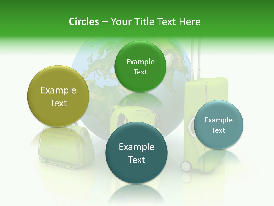 Green Background Escape PowerPoint Template