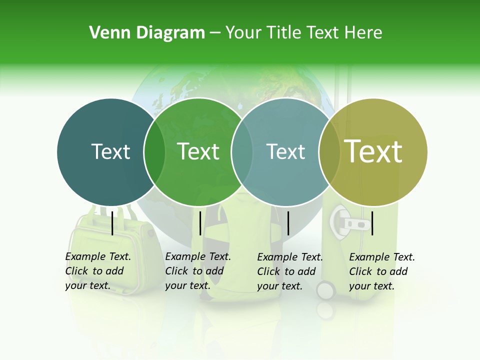 Green Background Escape PowerPoint Template