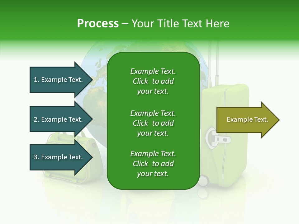 Green Background Escape PowerPoint Template