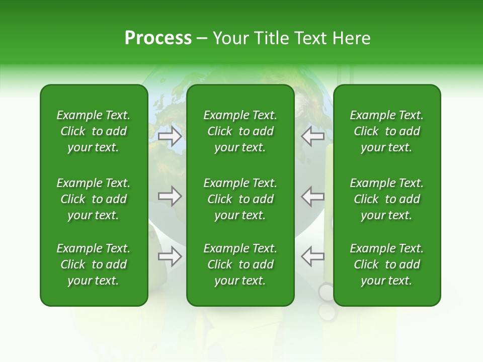 Green Background Escape PowerPoint Template
