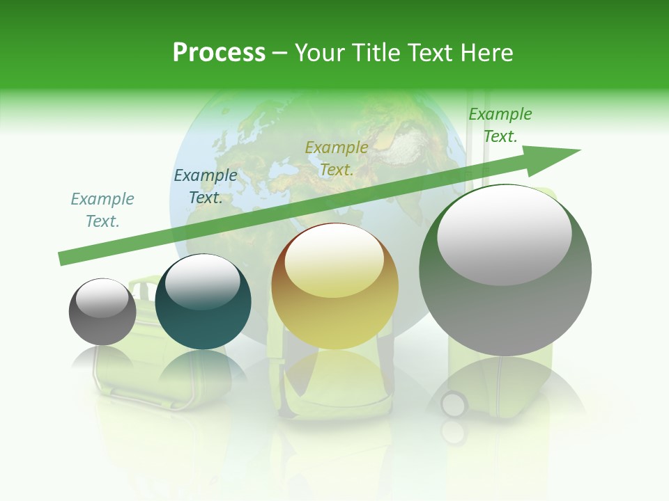 Green Background Escape PowerPoint Template