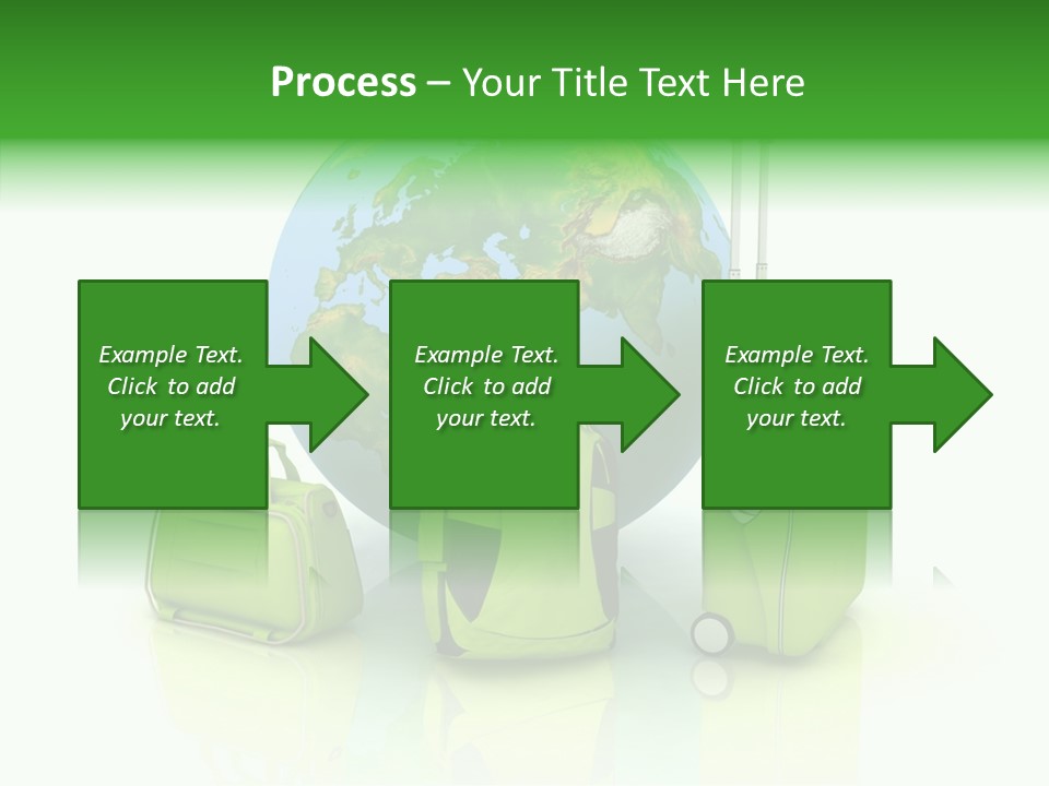 Green Background Escape PowerPoint Template