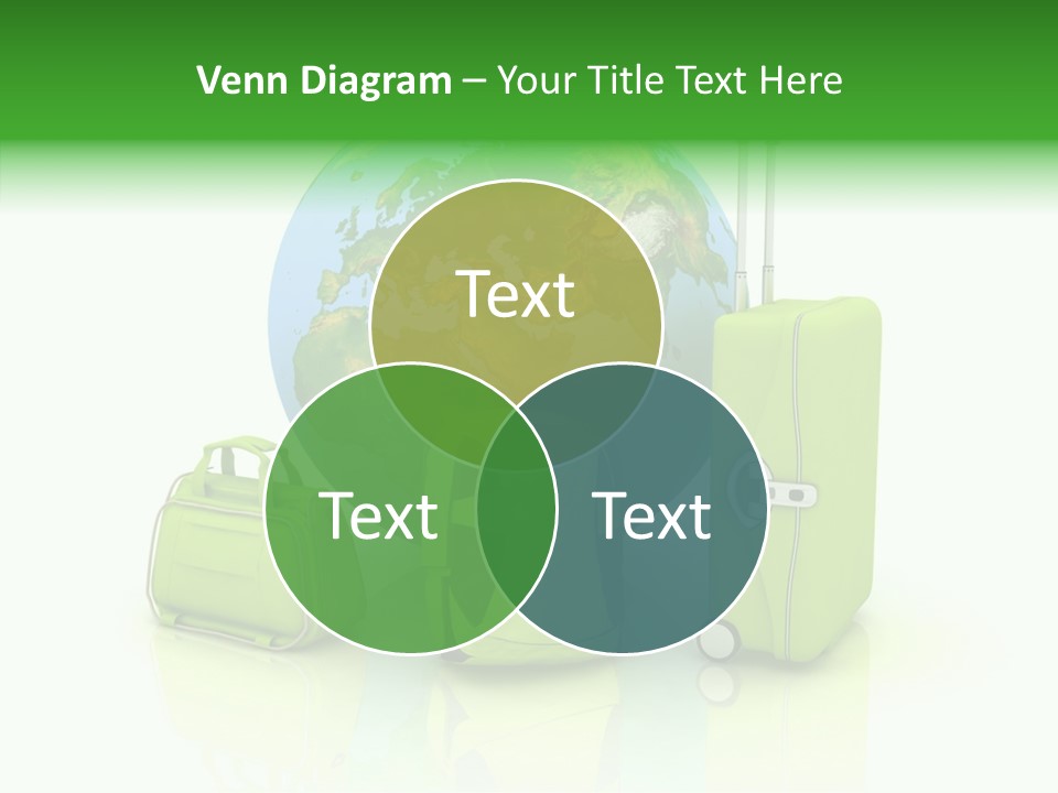Green Background Escape PowerPoint Template