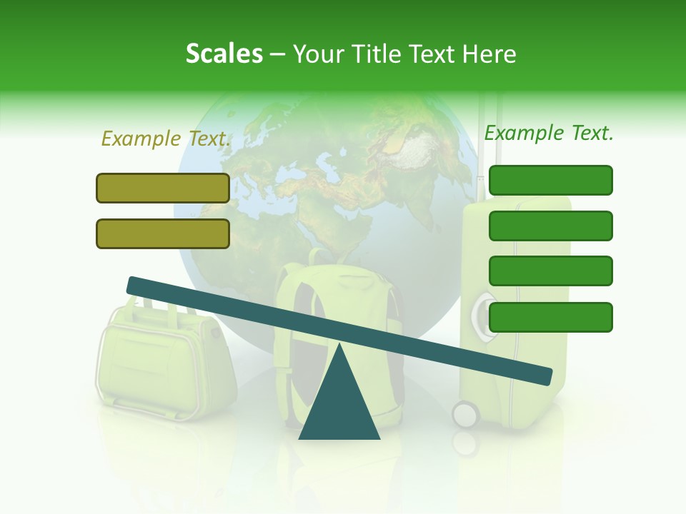 Green Background Escape PowerPoint Template