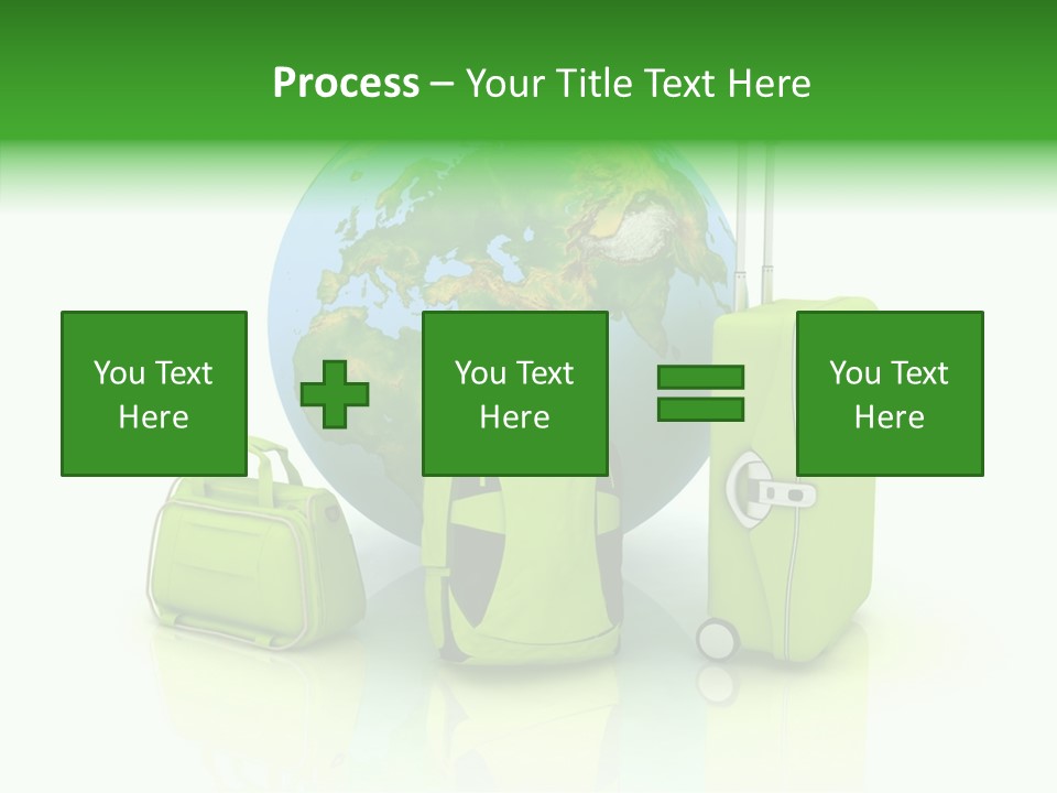 Green Background Escape PowerPoint Template