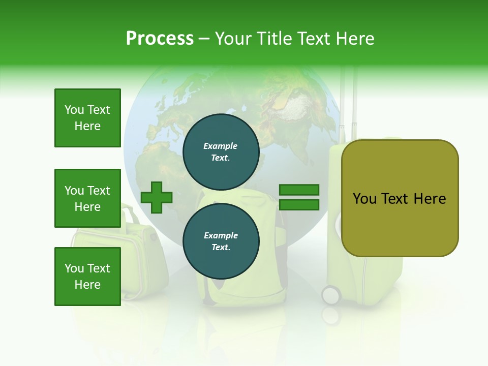 Green Background Escape PowerPoint Template