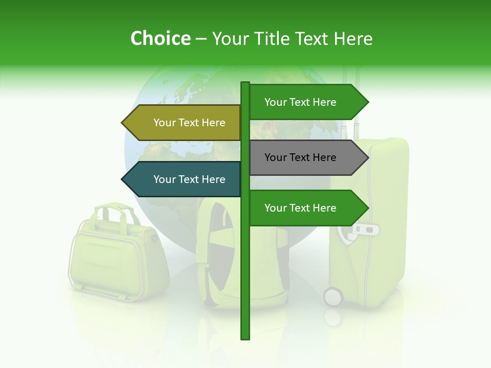 Green Background Escape PowerPoint Template