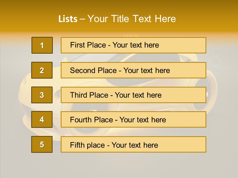 Cool Automotive Turbo PowerPoint Template