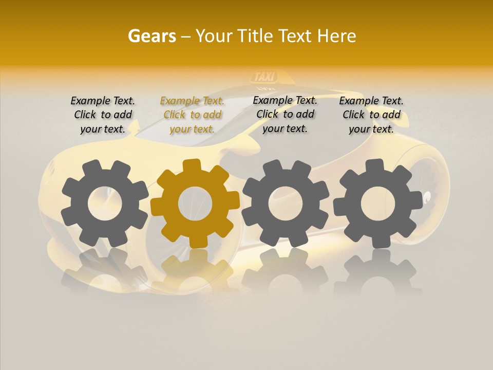 Cool Automotive Turbo PowerPoint Template