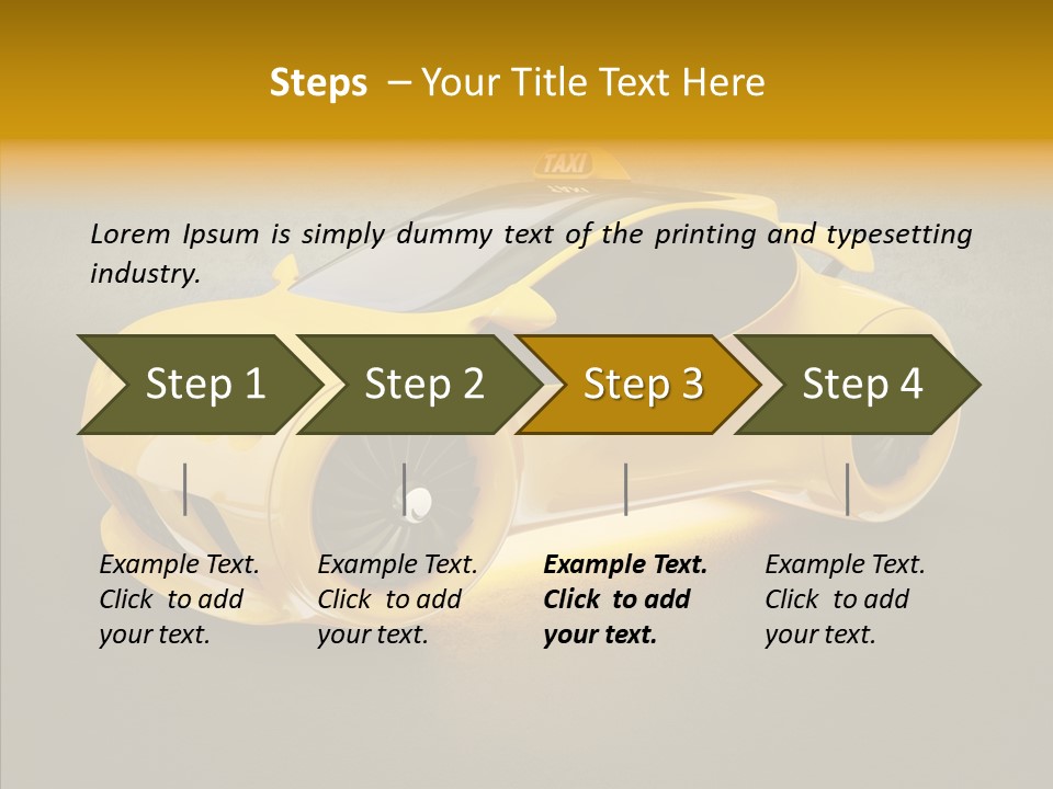 Cool Automotive Turbo PowerPoint Template