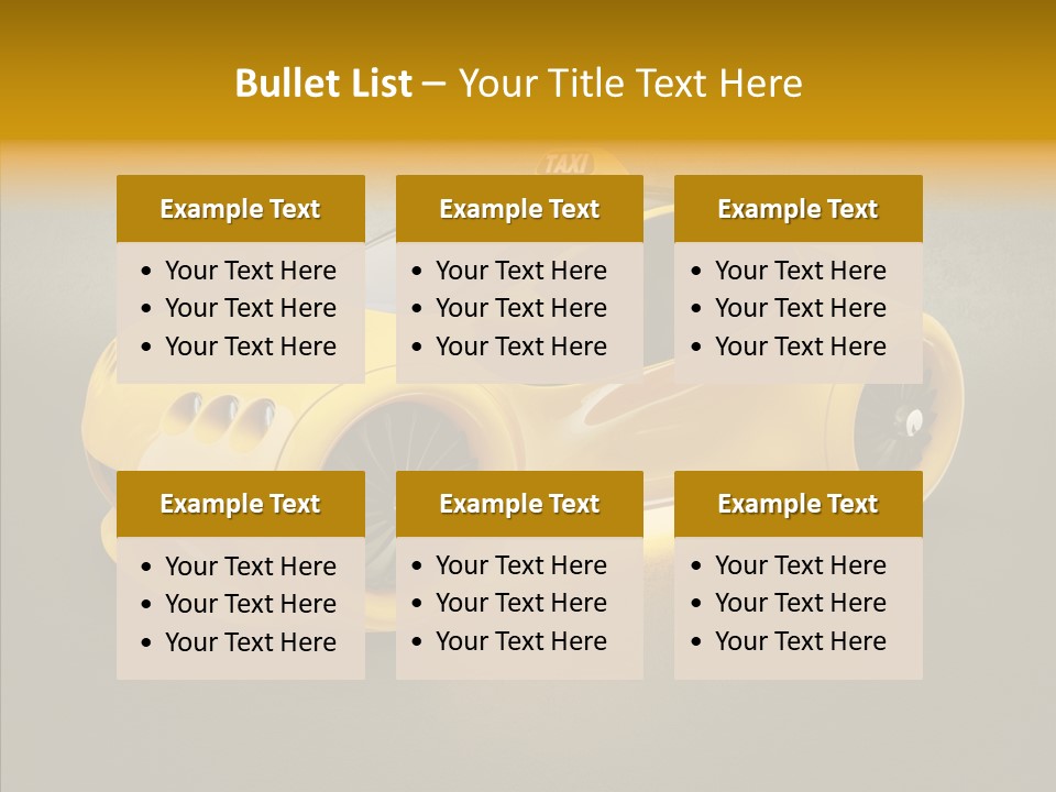 Cool Automotive Turbo PowerPoint Template