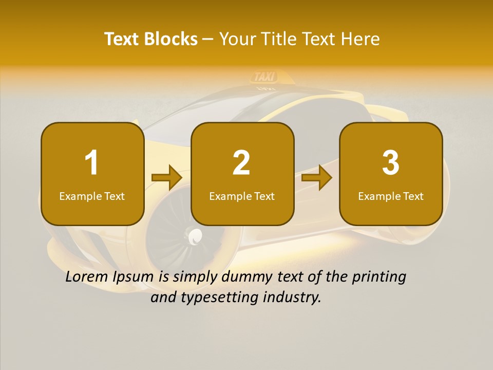Cool Automotive Turbo PowerPoint Template