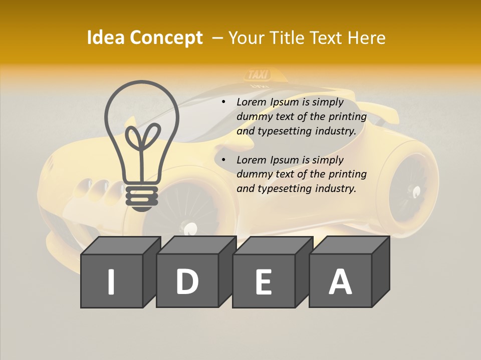 Cool Automotive Turbo PowerPoint Template