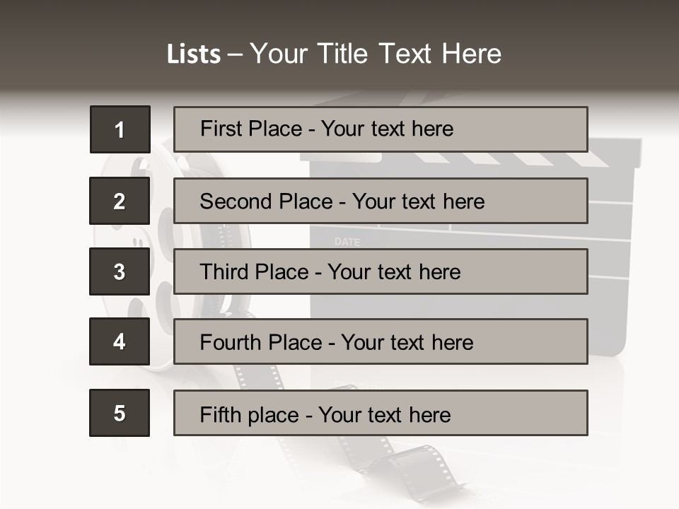 Video Cinema I Olated PowerPoint Template
