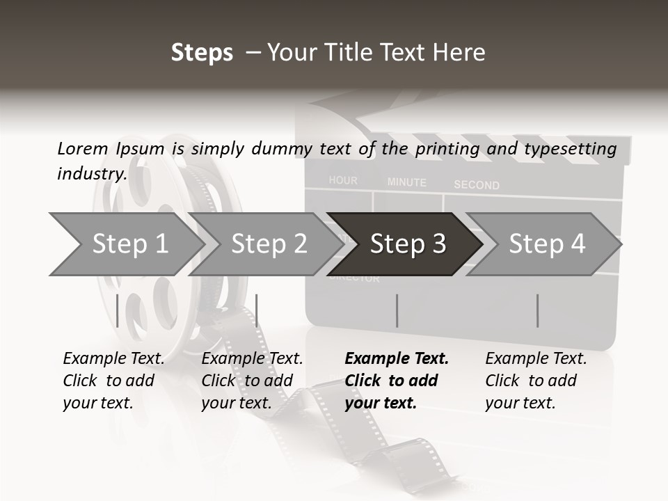Video Cinema I Olated PowerPoint Template