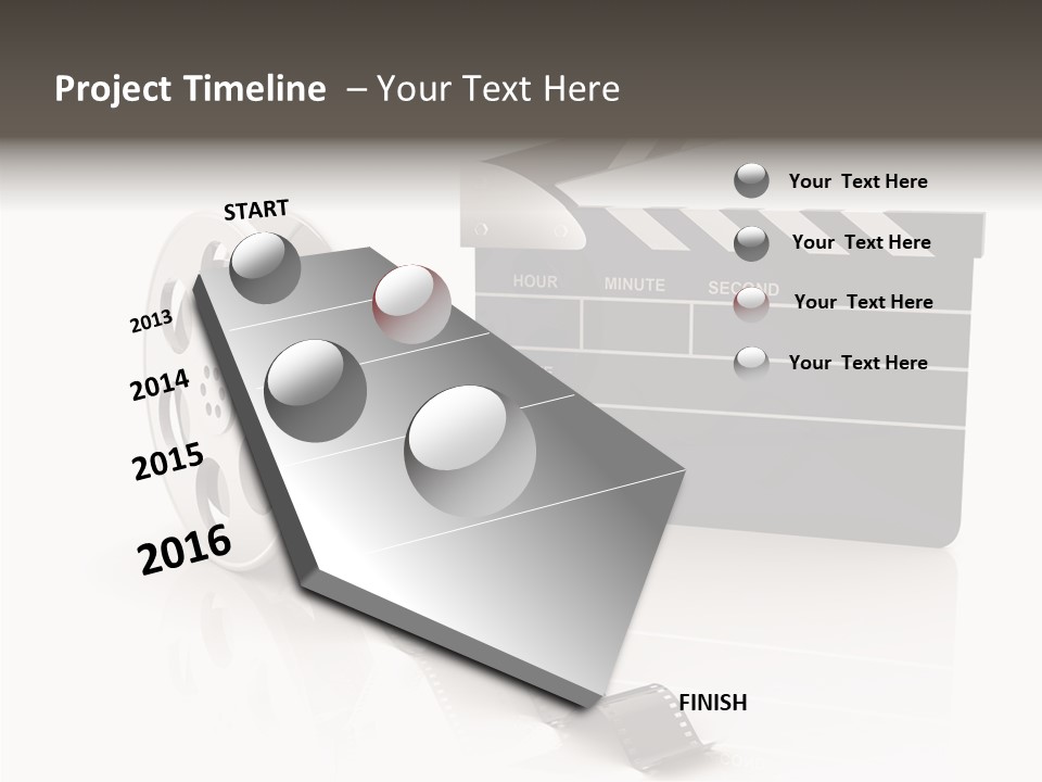 Video Cinema I Olated PowerPoint Template
