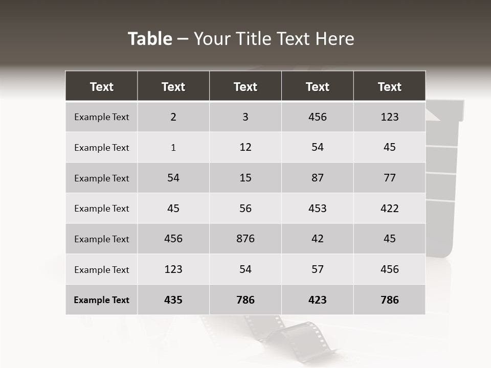 Video Cinema I Olated PowerPoint Template