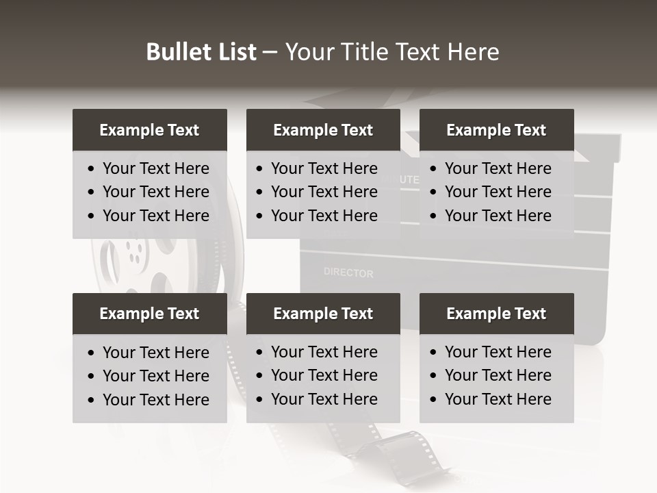 Video Cinema I Olated PowerPoint Template