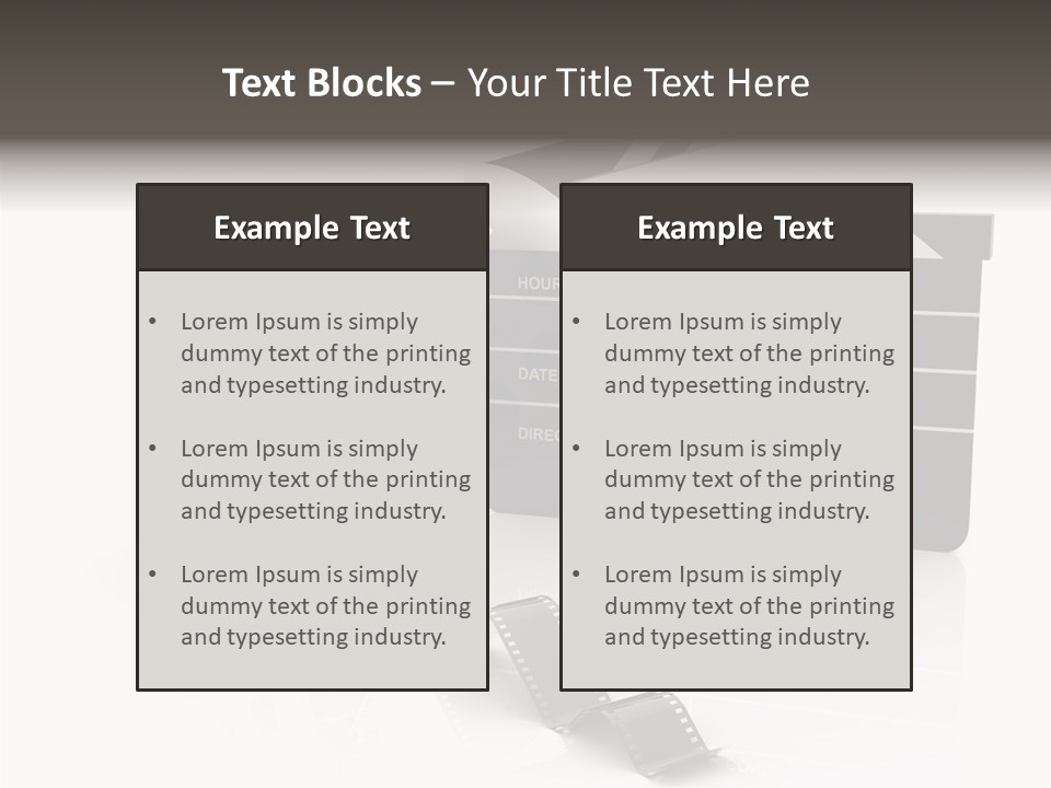 Video Cinema I Olated PowerPoint Template