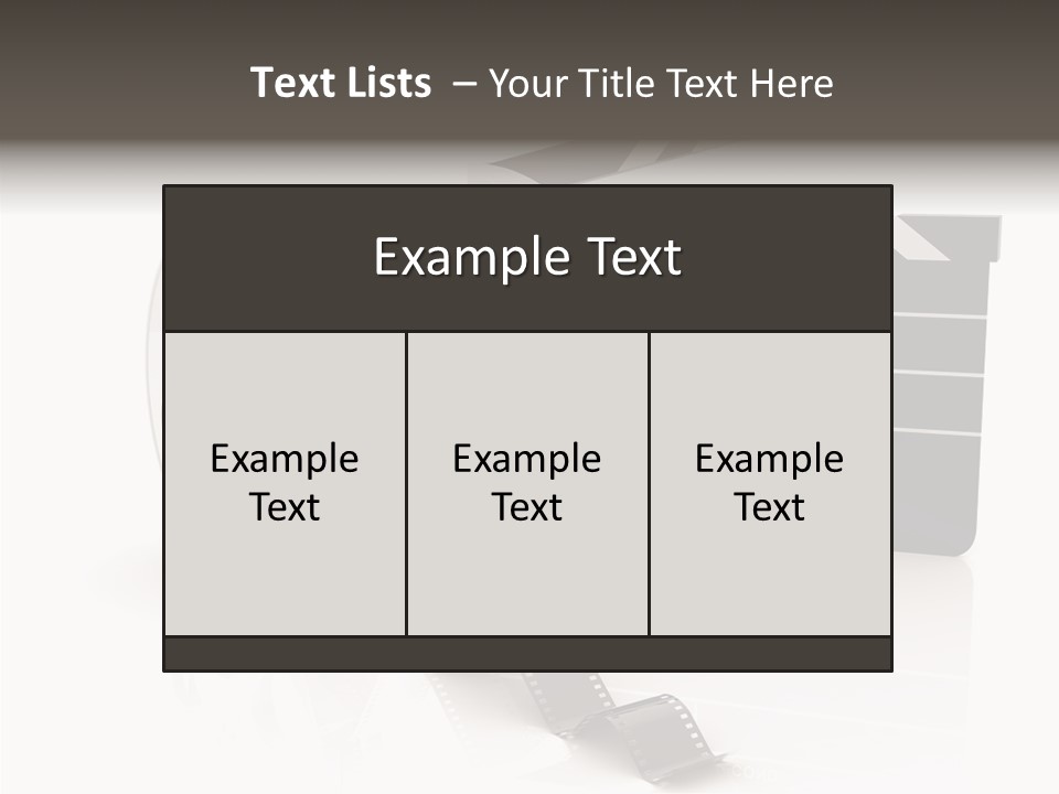 Video Cinema I Olated PowerPoint Template