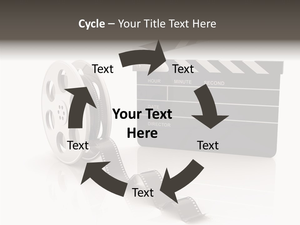 Video Cinema I Olated PowerPoint Template