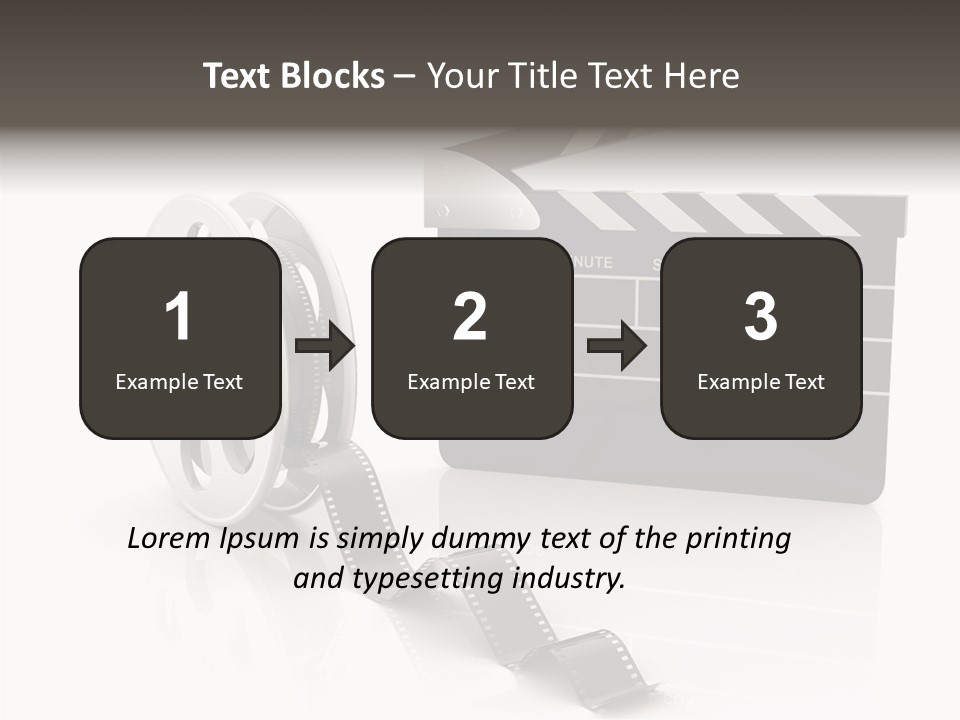Video Cinema I Olated PowerPoint Template