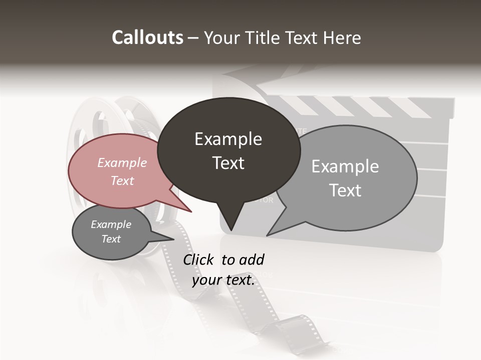 Video Cinema I Olated PowerPoint Template