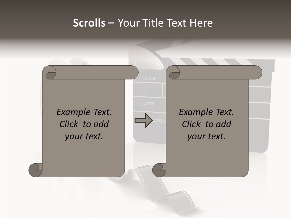 Video Cinema I Olated PowerPoint Template