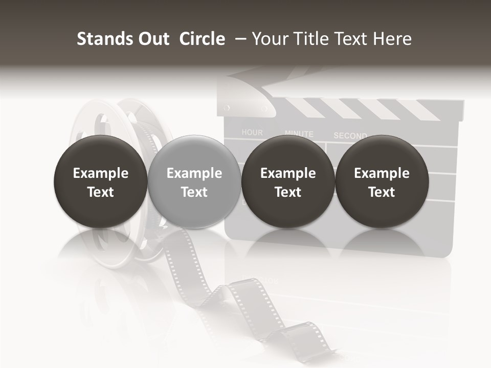 Video Cinema I Olated PowerPoint Template