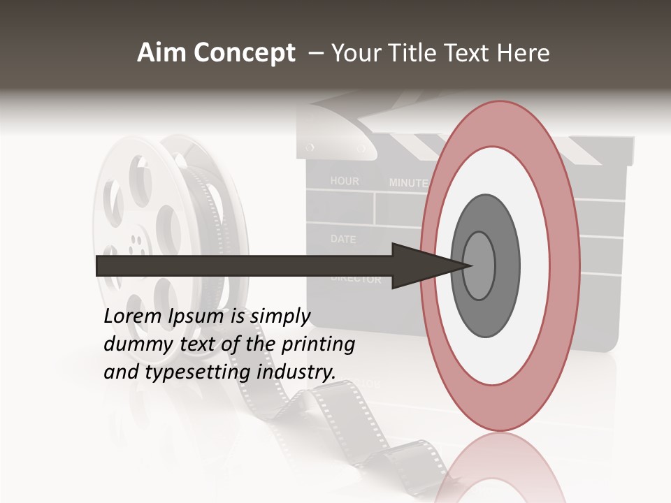 Video Cinema I Olated PowerPoint Template