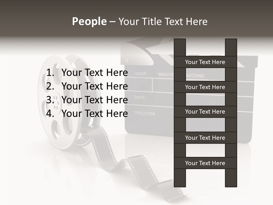 Video Cinema I Olated PowerPoint Template