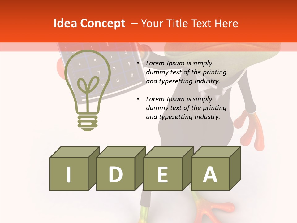 Tropics Ecosystem Mobile PowerPoint Template