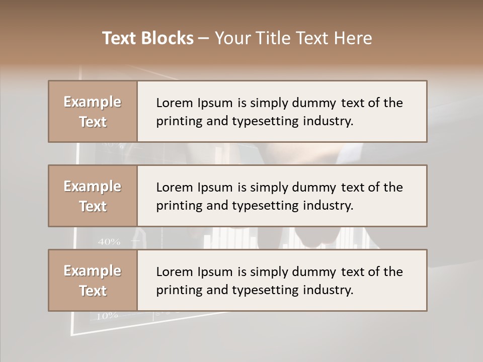 Looking People Price PowerPoint Template